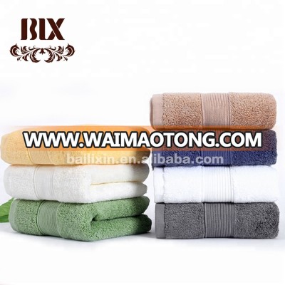 Cheap bulk buy 100% cotton hotel bath towels valet from China