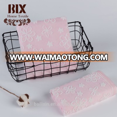 antibacterial customized towel with cotton material free sample