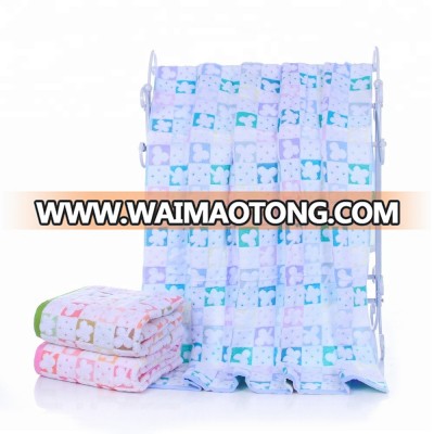 Wholesale cheap custom 100% cotton home bath towel for man